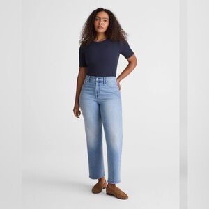 Madewell Curvy Perfect Vintage Wide Leg Crop Jeans